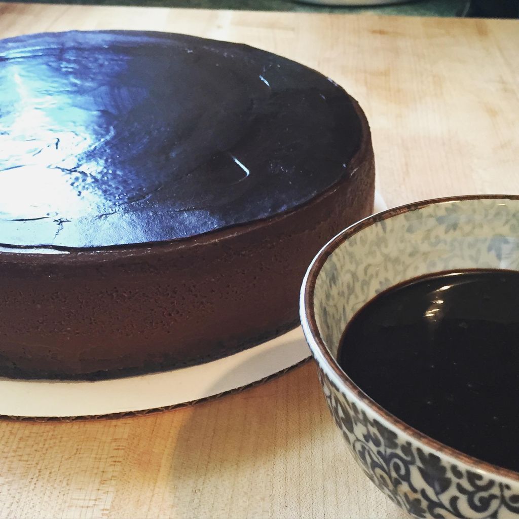 Chocolate Cheesecake with Chocolate Ganache