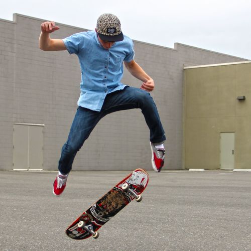 Skateboarding Action-Shot
