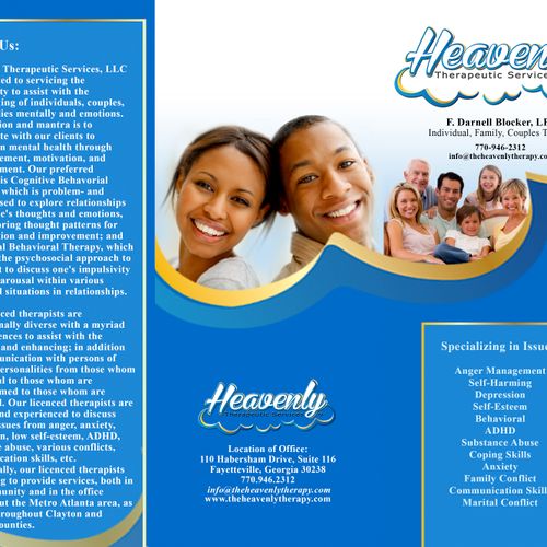 Brochure design for a therapist