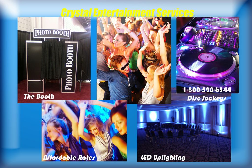 DJ, Photobooth, LED uplighting