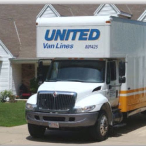 Moving Truck Ready to Load Residence