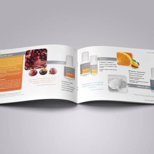 Isotonix® booklet. Tool used to sell family of hea