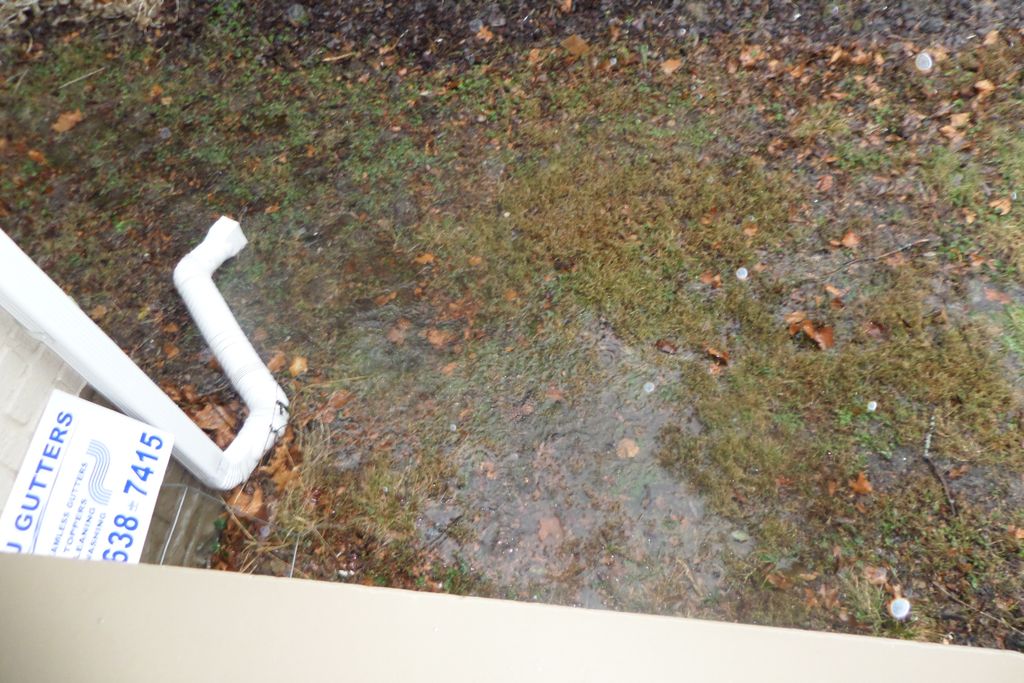 Evidence of water ponding. Whenever ponding is obs
