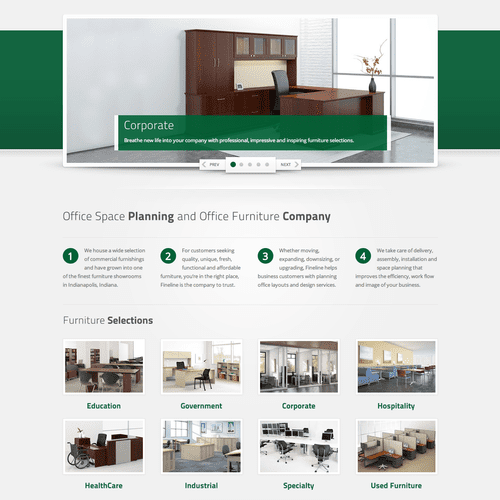 Web Design for Furniture Company | Search Engine O