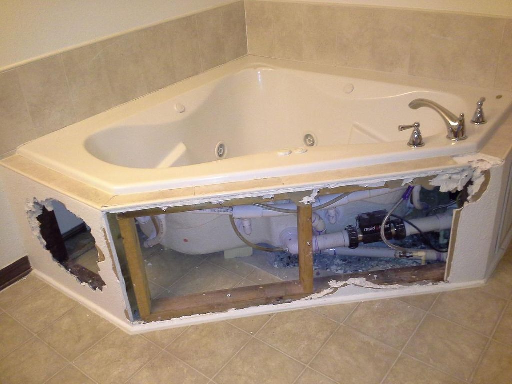 This customer discovered roman tub installation (b