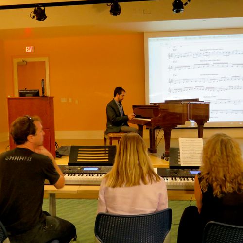Teaching the Jazz Immersion Workshop in West Palm