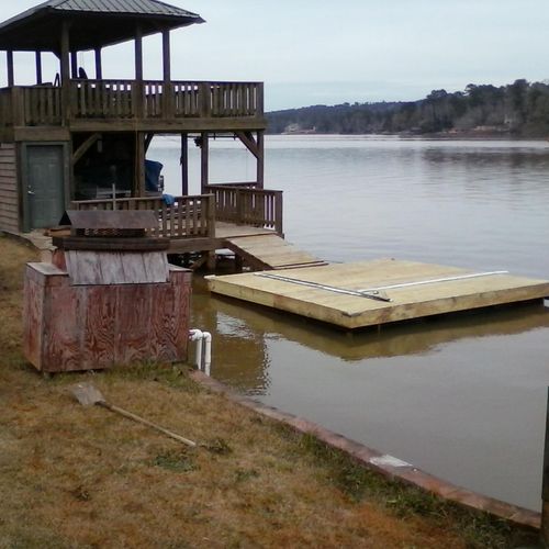 Yes we also do Boat Houses , Two Story, new Floati