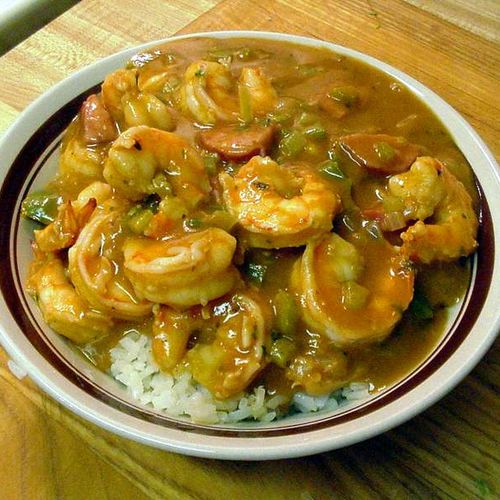 Voo-Doo shrimp creole...