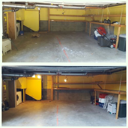 Move-out Deep Clean: Garage