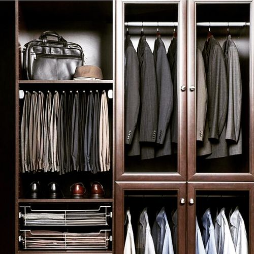 This is an example of a wardrobe storage designed 