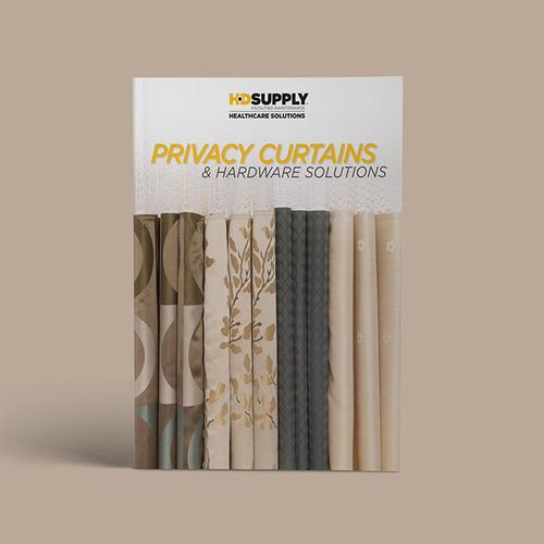 HD Supply product catalog featuring privacy curtai