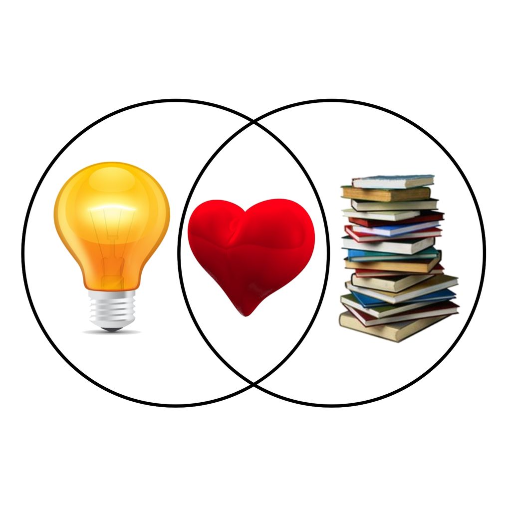 KnowledgeBase logo (the heart inspires ideas and k