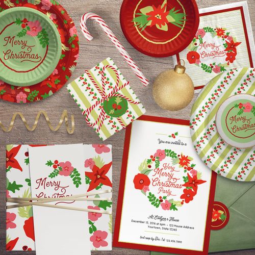 Christmas Flora Party Collection