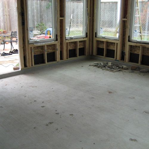 Room remodeling.windows,insulation,sheetrock,(dry 