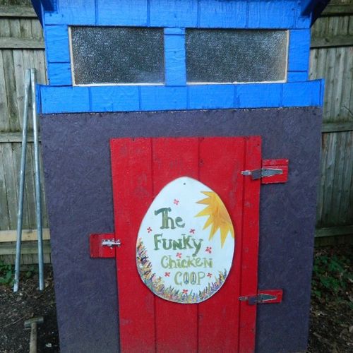 Customized Chicken Coop (The Funky Chicken Coop!)