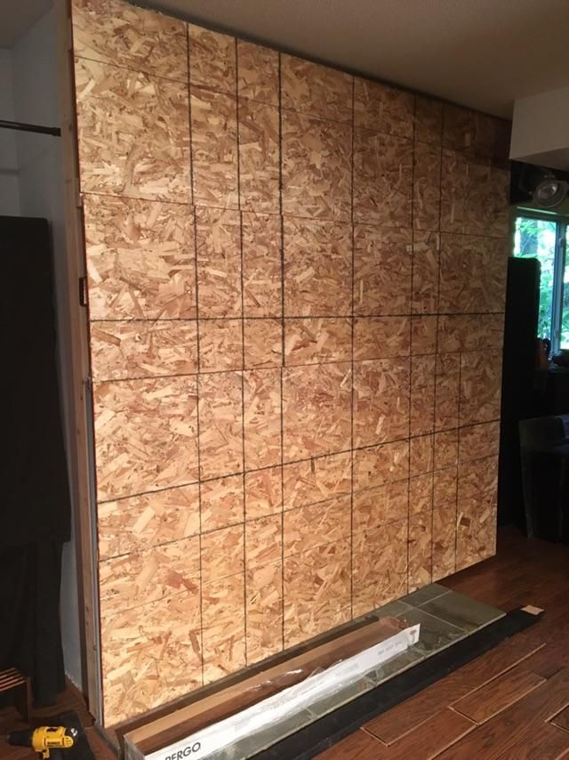The beginnings of a theater set 