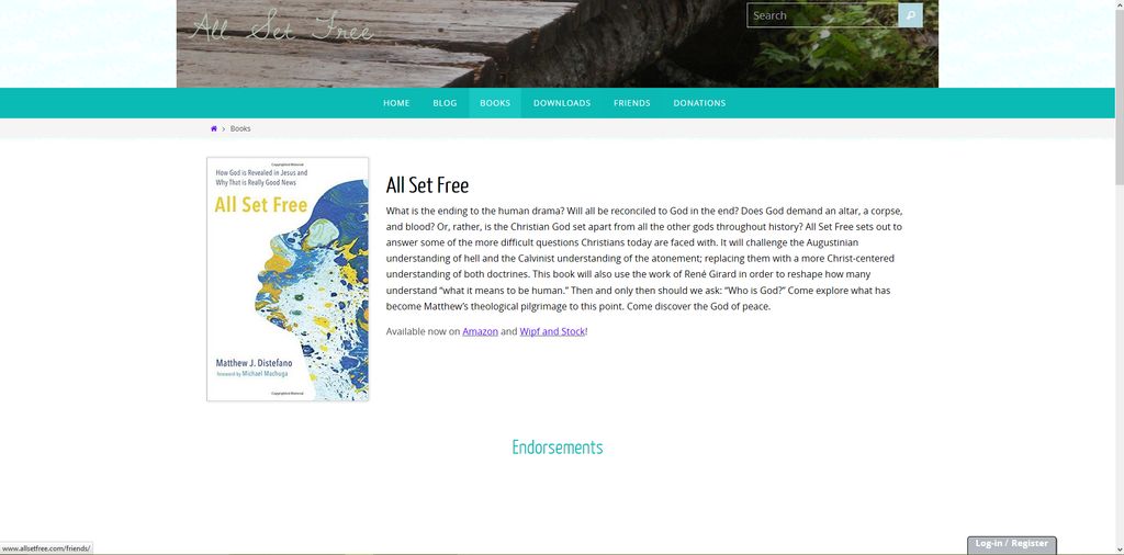 This is a website and blog for an author. Web desi