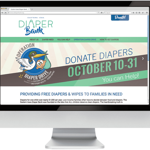 Website
Eastern Iowa Diaper Bank | Diaper Drive