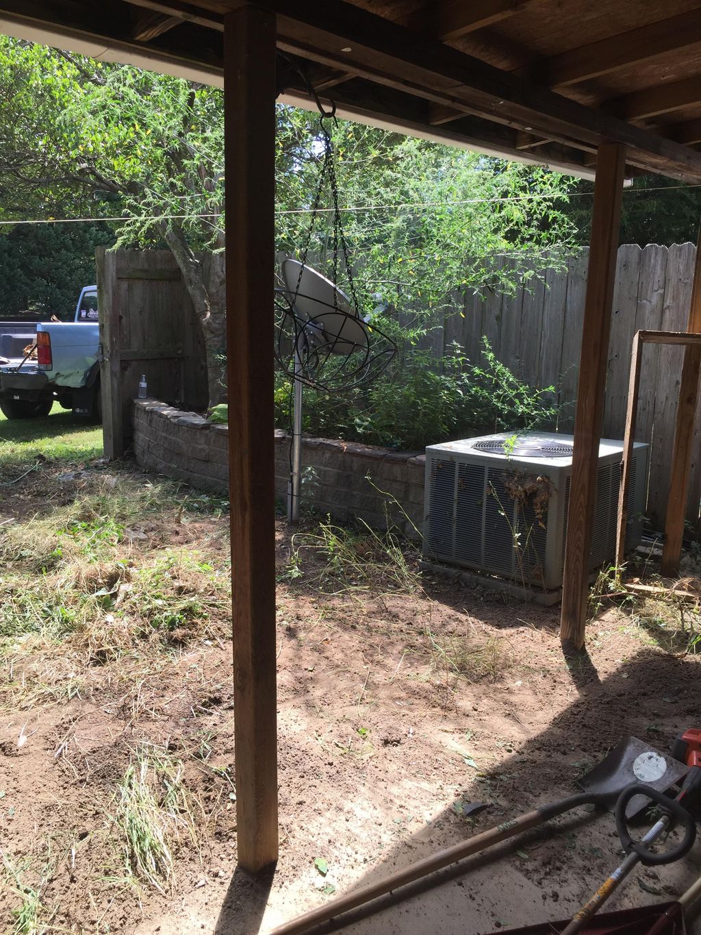 During cleanup 