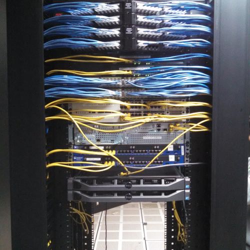 Cross connects and cable management.