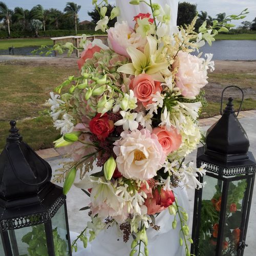 A polo grounds wedding accentuated with peonies an