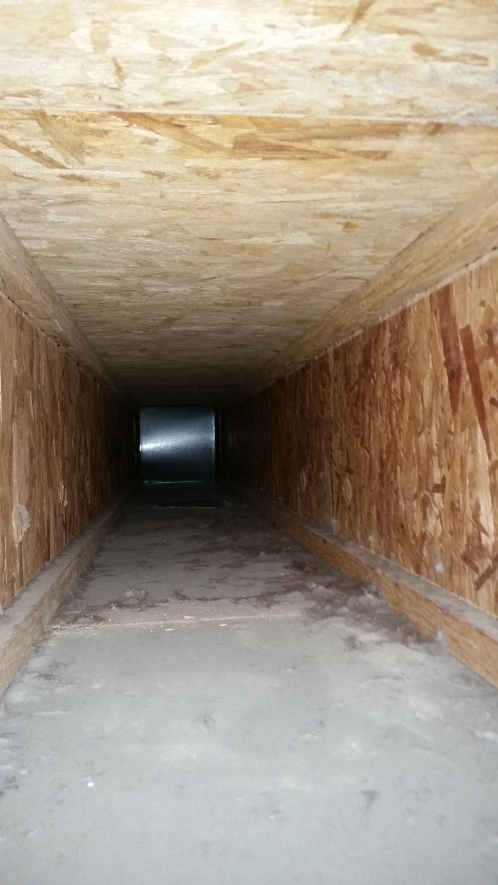main plenum before being cleaned