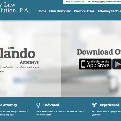 Check out our client http://mylawsolution.com
