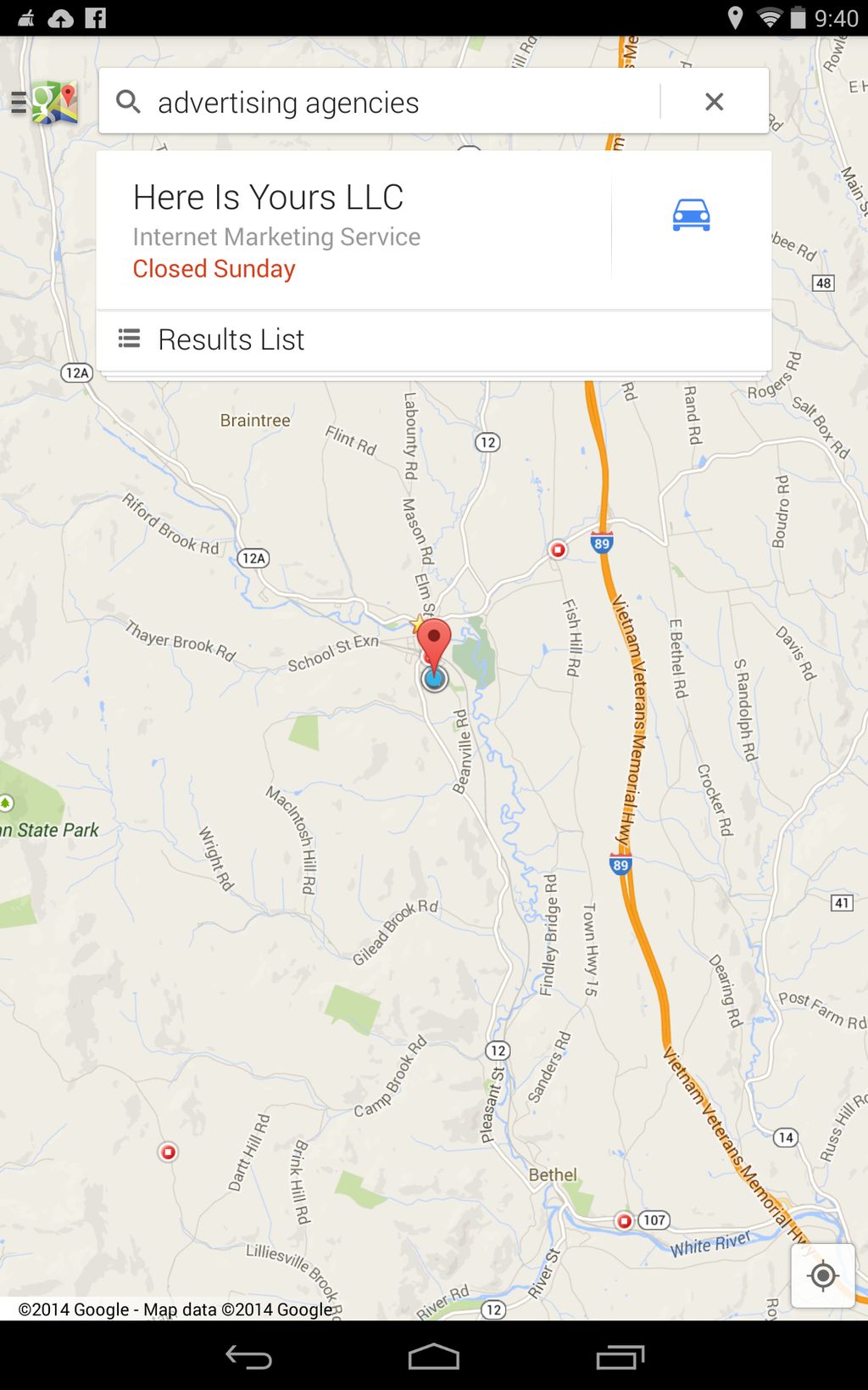 We put you on the map.