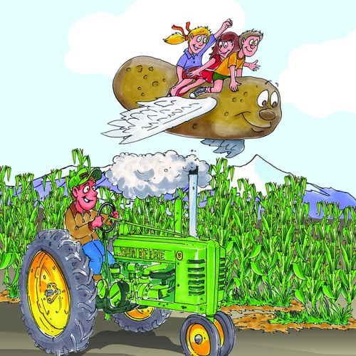 Children's Book Illustration
Magic Potato