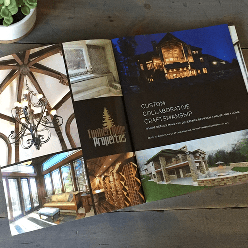TIMBER RIDGE PROPERTIES | Page spread in Luxe Maga