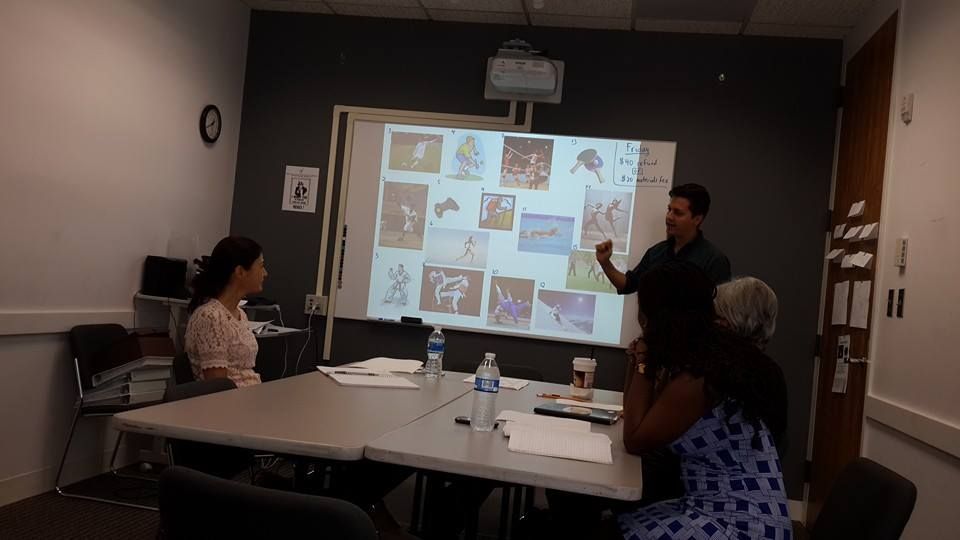 Visual stimulation is part of my teaching style. V
