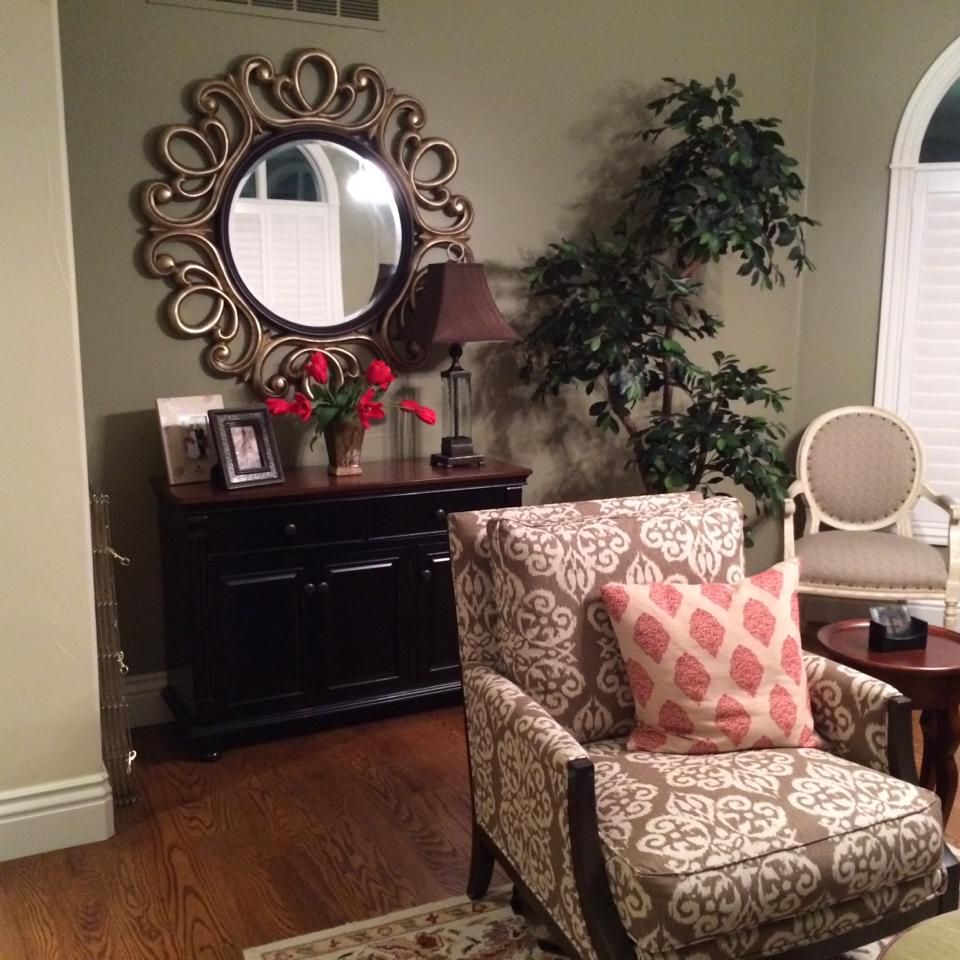 French Country living room in Denver