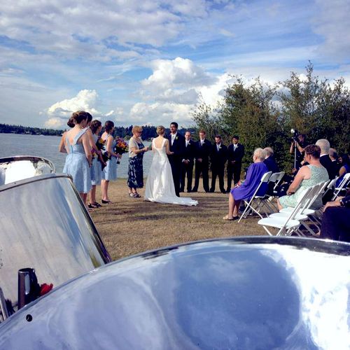 Wedding reception, Luther Burbank Park (Mercer Isl