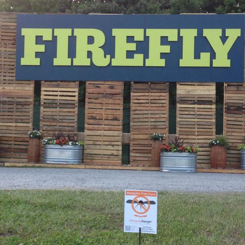 Mosquito Control vendor for Firefly Music Festival