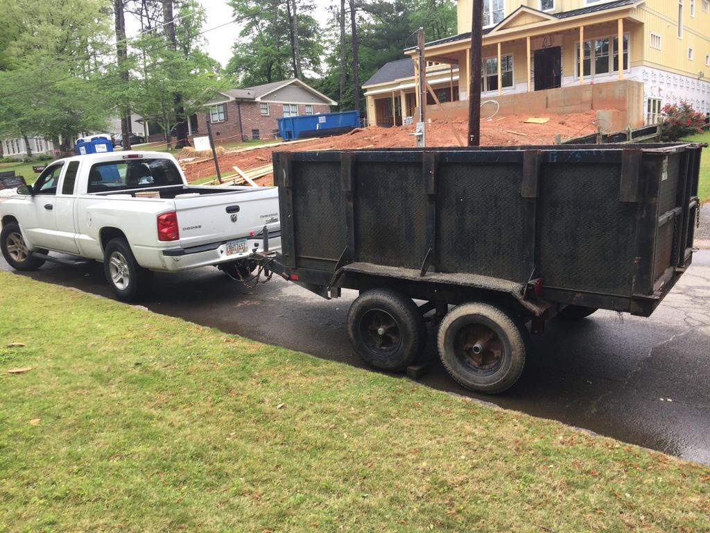My truck with 6x10 trailer