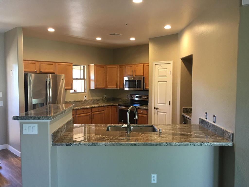 Kitchen remodel, removed arches and soffit over is