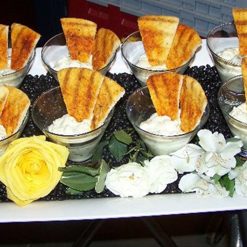 Humus with Pita Toast Points... Incredible!