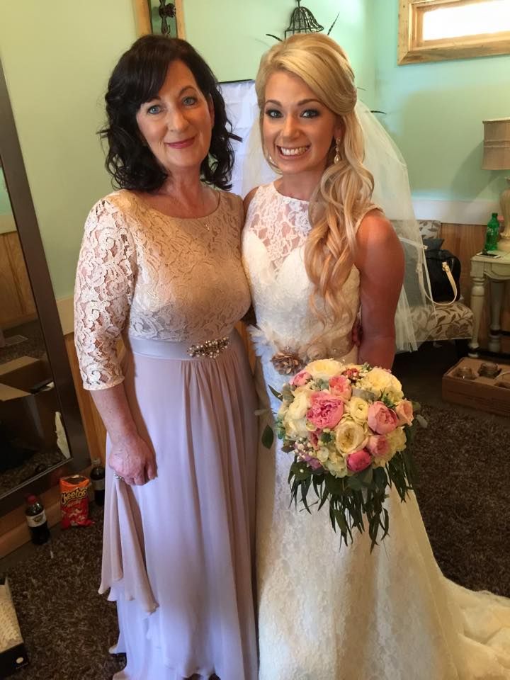 Mother of the bride and Bride Makeup