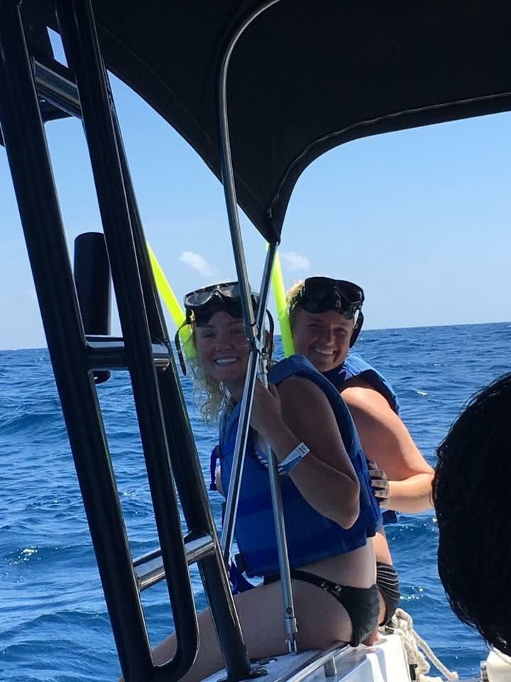 Going to see whale sharks 