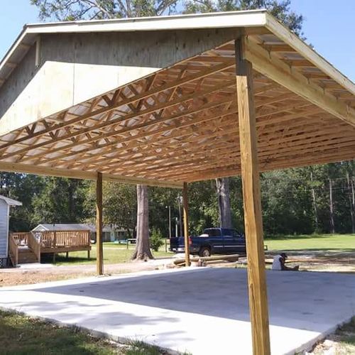 A carport that my company built! Also installed th