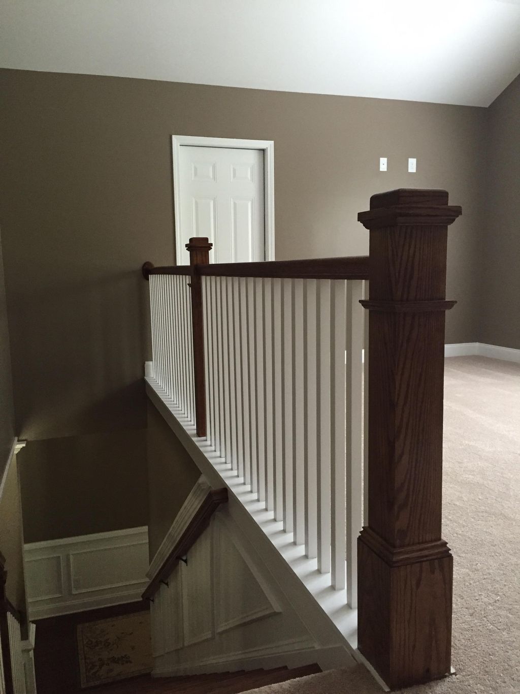 Interior painting - walls, stained stairs 