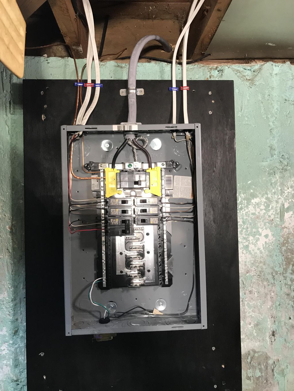 New service and relocation of fuse panel.