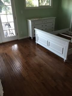 Hardwood floor installation and re-Painting of exi