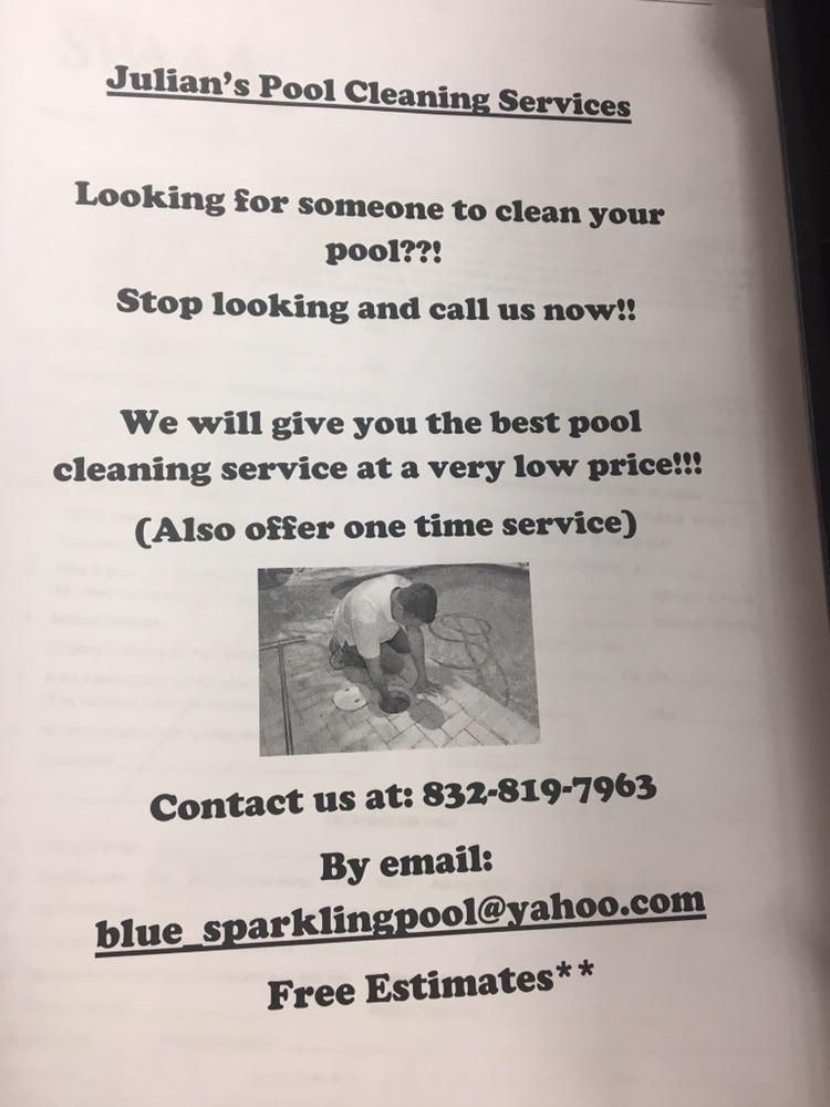 Julian's Pool Cleaning Services