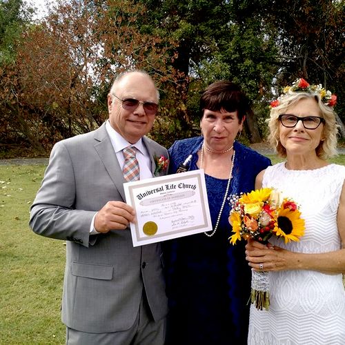 Reverend Sharon and Mike and Shelley Gallager-Sept