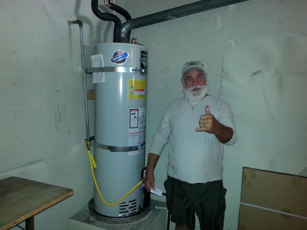 A Happy W.H.O Customer With His New Water Heater