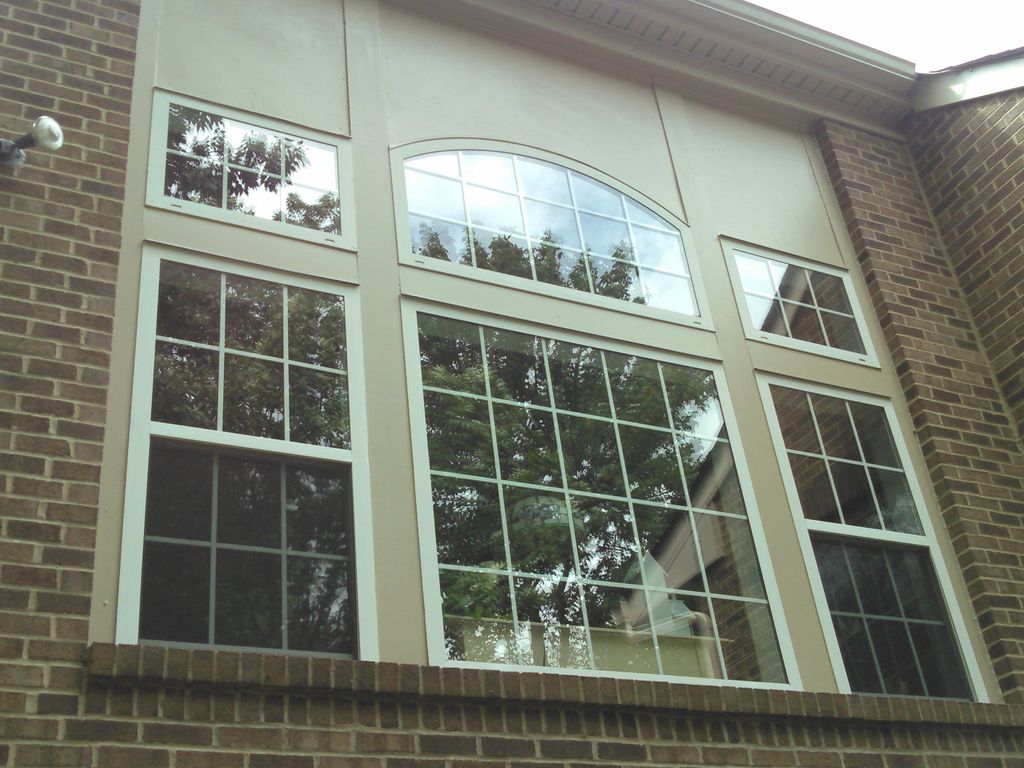 Trim around windows painting 