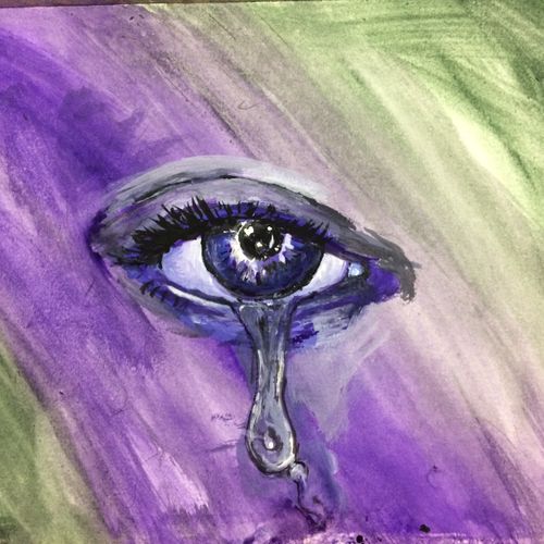 Crying Eye/Watercolor/2018