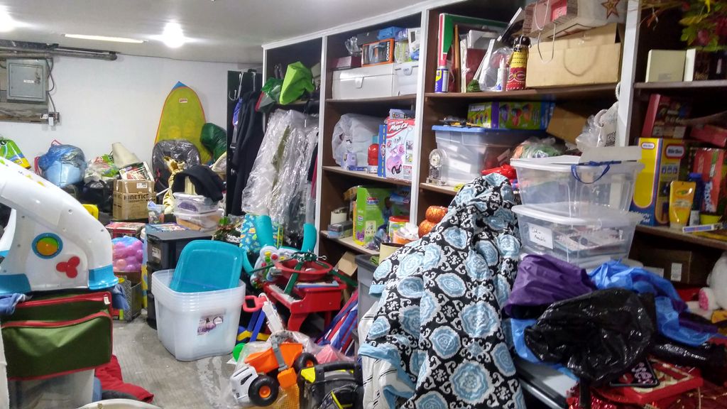 Before: Basement Storage