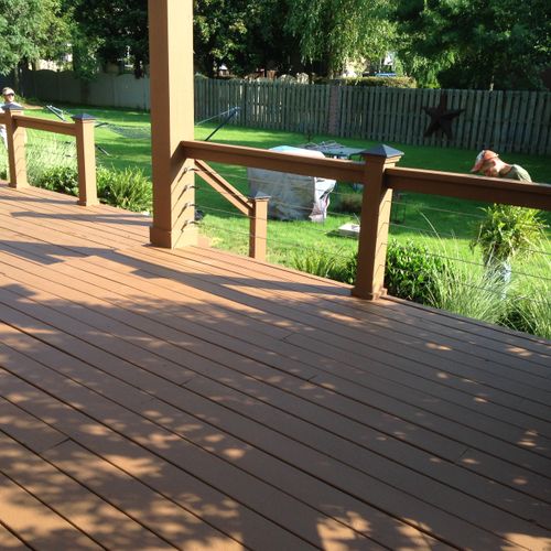 Deck makeover - Surface treatment, stainless steel